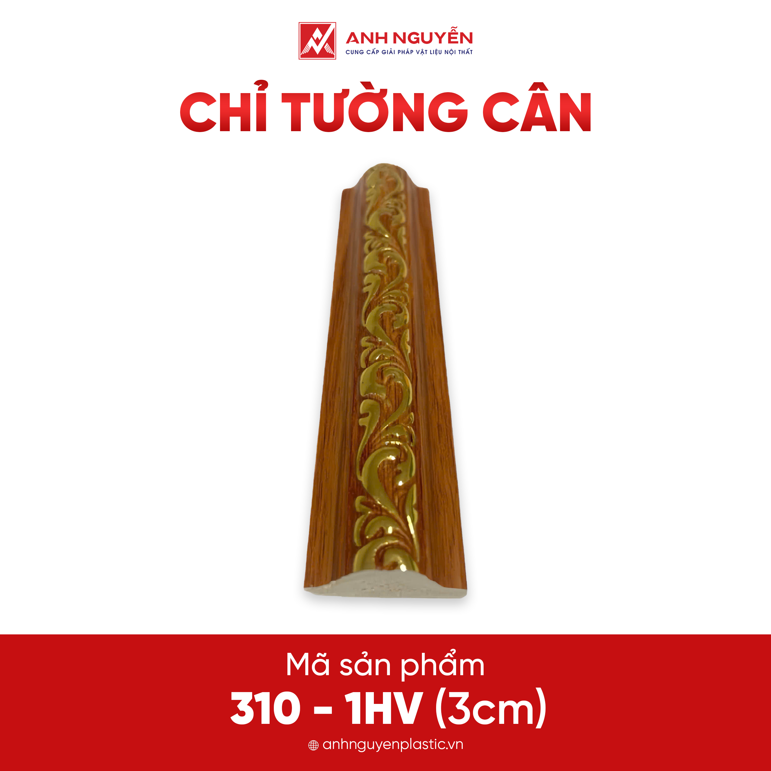 310 - 1HV (3cm) Phào chỉ 310 - 1HV (3cm)