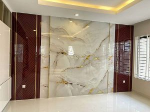 Tấm PVC vân đá khổ lớn dễ thi công