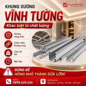 Anh Nguyễn Plastic - cung cấp chính hãng khung xương Vĩnh Tường