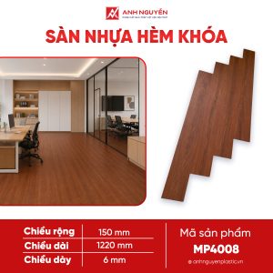 Sàn nhựa hèm khóa Mikado MP4008