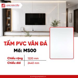 Tấm PVC Vân đá MS00