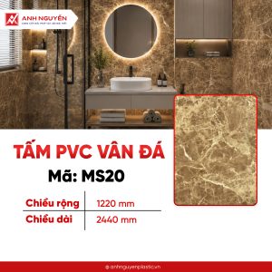Tấm PVC Vân đá Quảng Bình