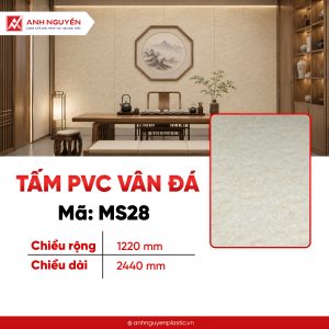 Tấm PVC Vân đá MS28