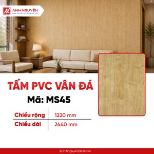 Tấm PVC Vân đá MS45