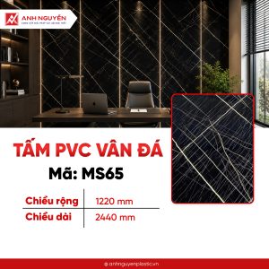 Tấm PVC Vân đá MS65