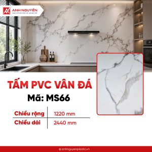 Tấm PVC Vân đá MS66