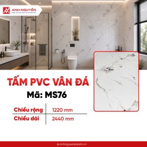 Tấm PVC Vân đá MS76