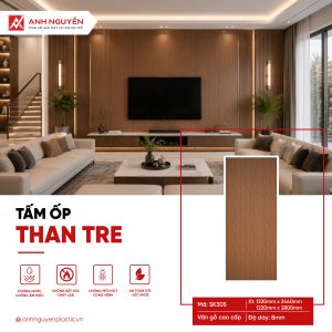 Tấm ốp than tre SK305 (8mm)