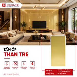 Tấm ốp than tre SK032