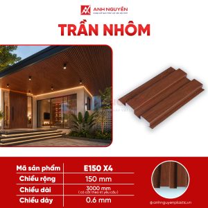 Trần nhôm OXY E150 X4