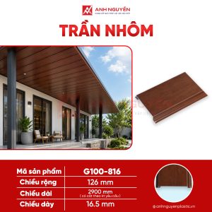 Trần nhôm Homewood G100-816