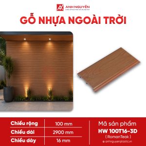 HW 100T16-3D (RomanTeak)