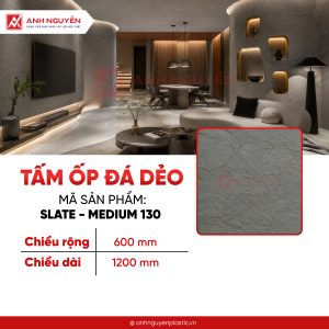 Tấm ốp đá dẻo SLATE - MEDIUM 130