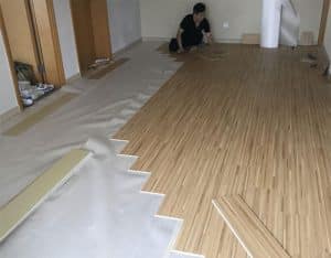 Thi công sàn nhựa