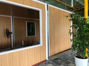 mẫu vách ngăn di động xếp gọn ngăn lạnh điều hòa hiệu quả